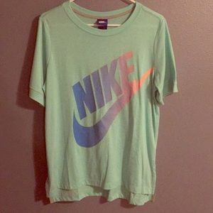 Nike tee - sea foam green